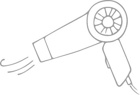 ドライヤーのアイコン